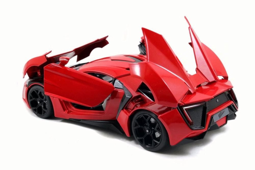 Buy Jada 1/18 Scale Fast & Furious 7 Lykan Hypersport Red Diecast